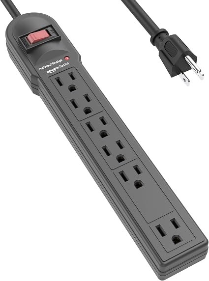 Amazon Basics 6-Outlet Surge Protector
