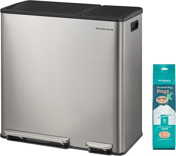 SONGMICS Dual-Compartment 13 + 5.3 Gallon